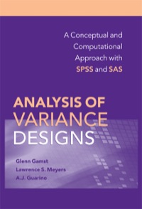 Analysis of Variance Designs Ebook